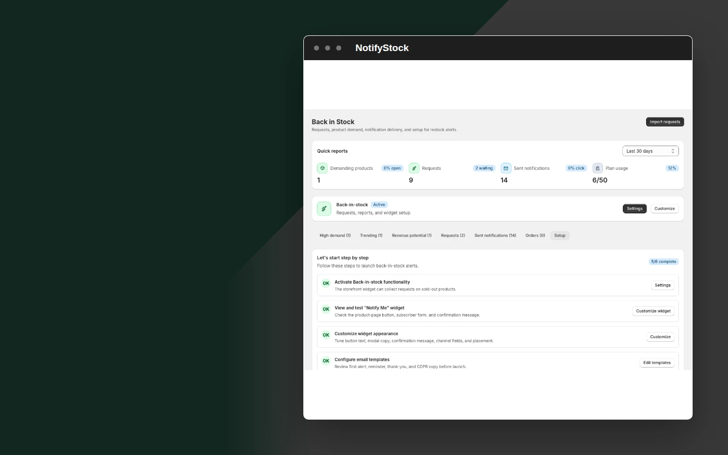 Use Notify mode for sold-out demand in NotifyStock