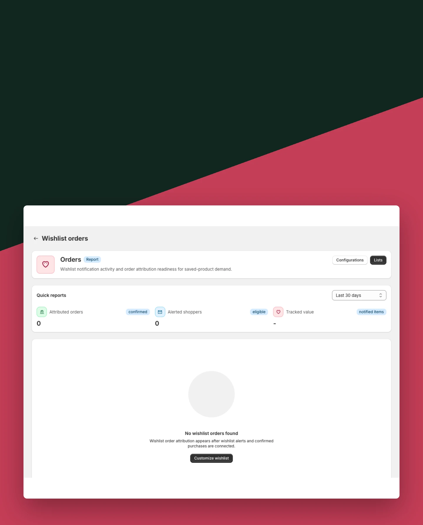 Connect intent to outcomes mobile view